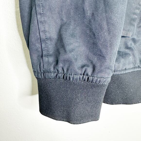 Everlane Womens Bomber Jacket Long Sleeves Full Zip Lined Snap Pockets Black XS - Picture 5 of 8